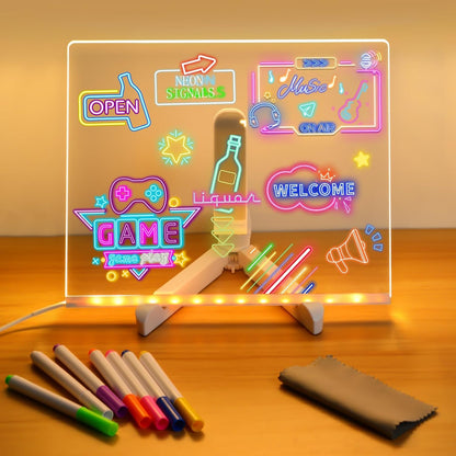 3D Acrylic Writing Pad with Pen